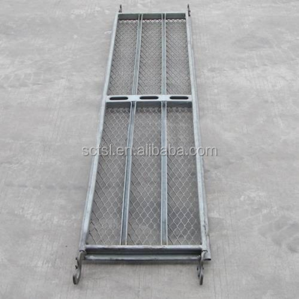 Pranchas de caminhada de metal