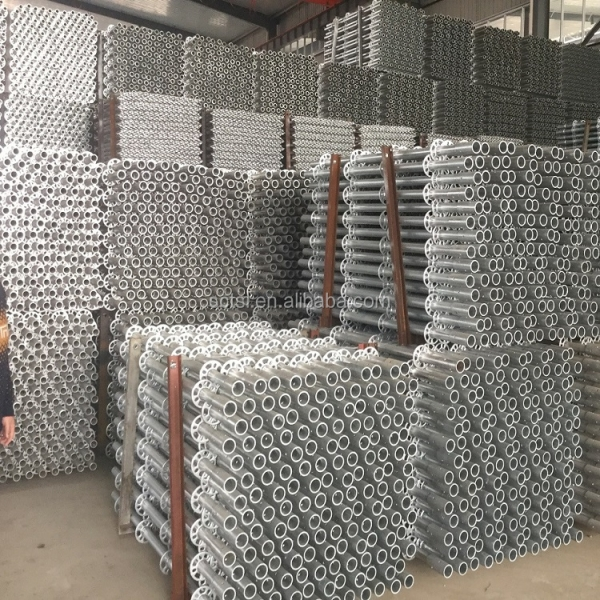 Sistema de andaimes ringlock