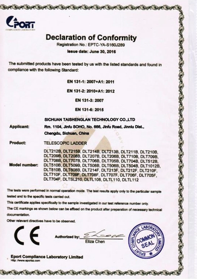 Declaração de conformidade