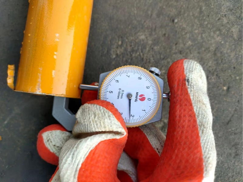 Inspeção de remessa de andaime acabada (tamanho, aparência, rolamento de carga, etc.)