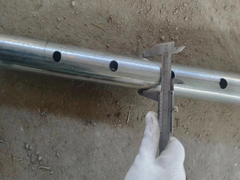 Inspeção de remessa de andaime acabada (tamanho, aparência, rolamento de carga, etc.)