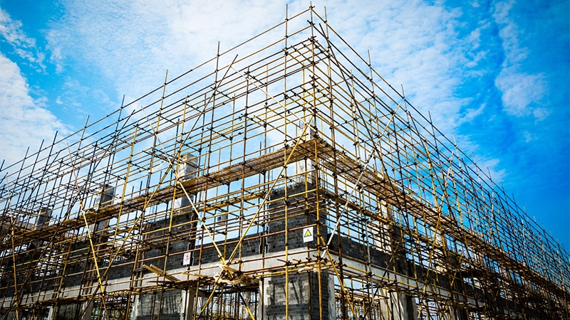 Andaimes é para garantia de alta segurança e construção suave da plataforma de trabalho ou canal de trabalho construído